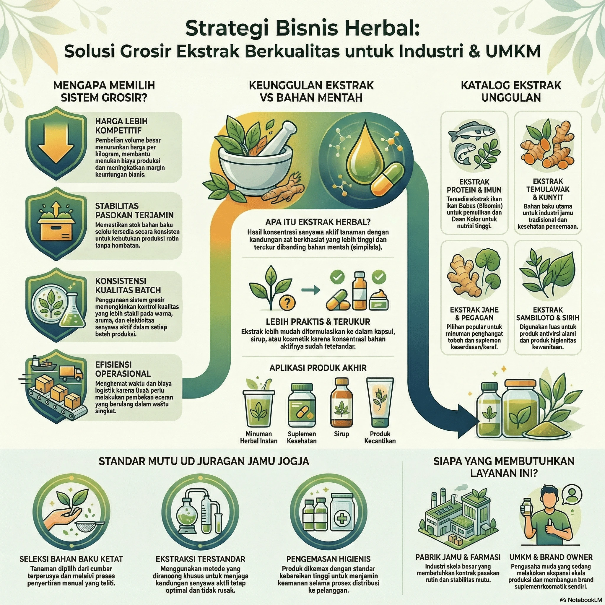 grosir ekstrak herbal